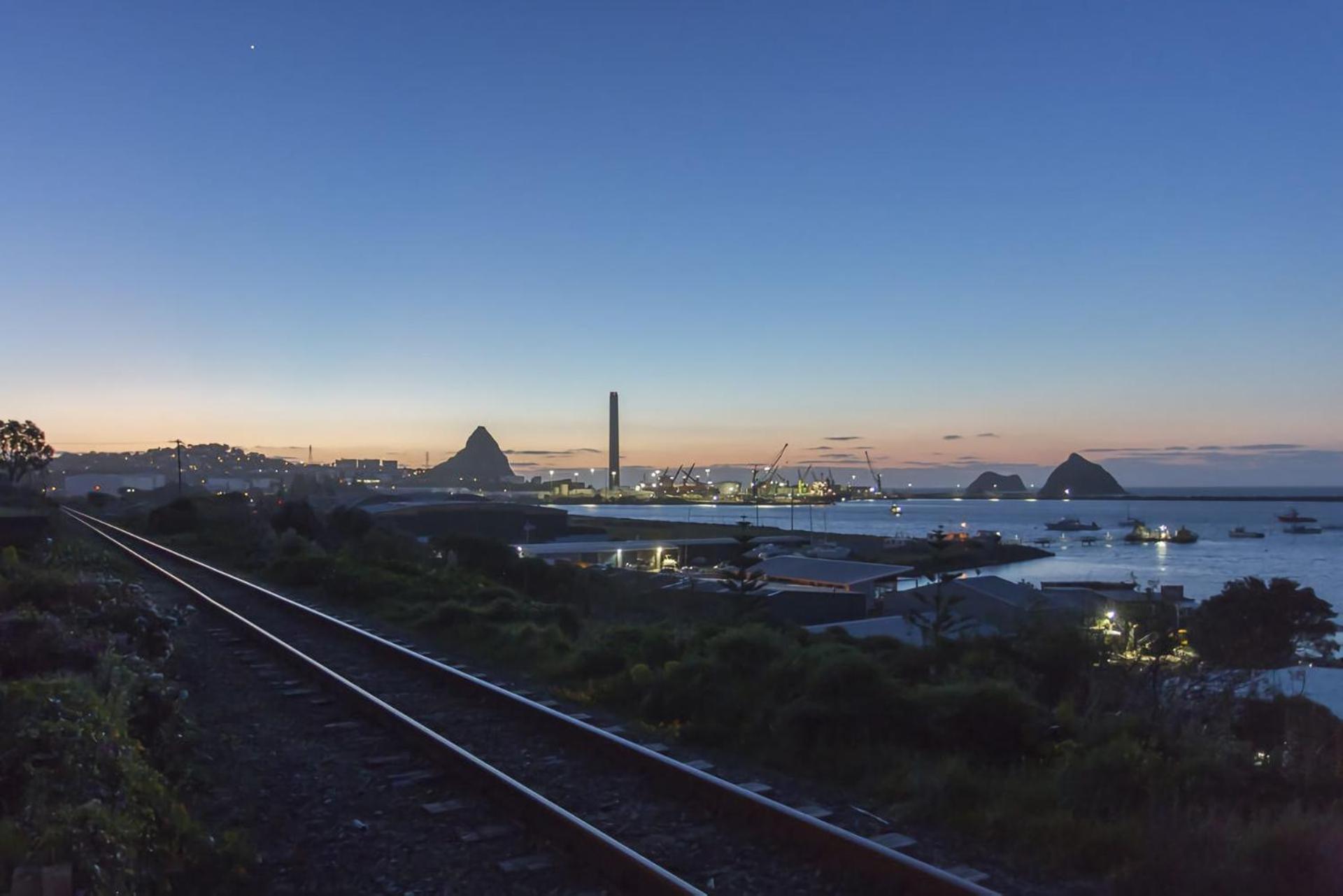 The Waterfront Escape Villa New Plymouth Bagian luar foto